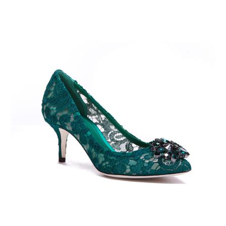 Dolce & Gabbana Pumps Grøn, Dame, Størrelse: 37 1/2 EU