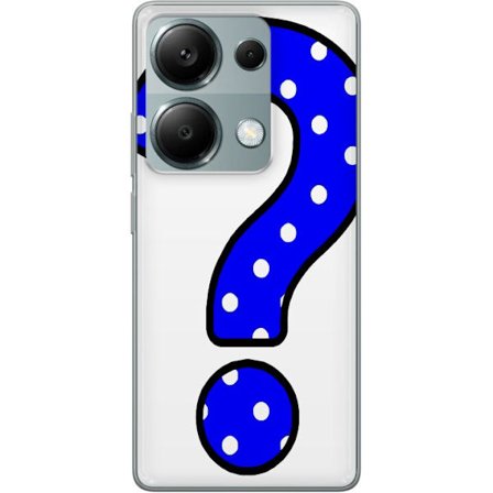 Kompatibelt Mobildeksel til Xiaomi Redmi Note 13 Pro 4G Spørsmålstegn Fyndiq og CDON