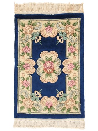 Medaillon Klein China 90 Line Teppich 62X93 Wolle