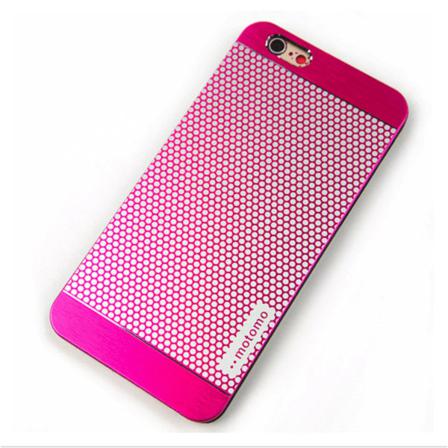 Iphone 6/6s Mobilskal Stål Skydd Rosa