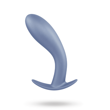 NMC: Metallic Glam Silicone Anal Plug 10.2cm