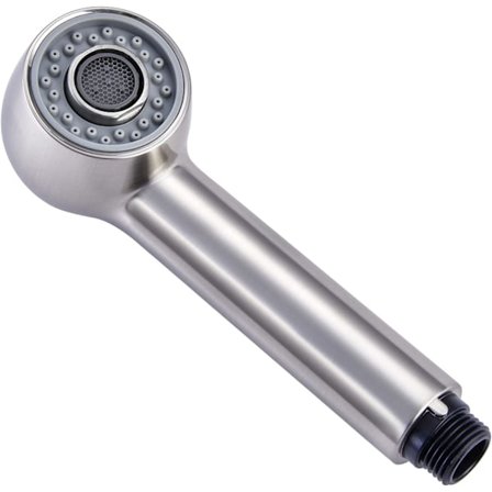 Håndbruser til køkkenhane 2 stråler, børstet