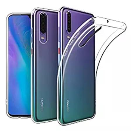 Huawei P30 - Beskyttende tynt silikondeksel (FLOVEME) Transparent/Genomskinlig