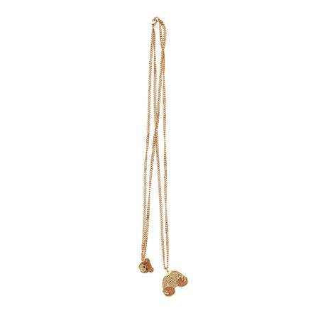 Palm Angels Necklaces gul, Herr Halsband, Herr, Storlek: ONE SIZE