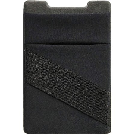 Ny 3-i-1 Plånbokssticka för Alla Mobilskal | Unik: Spandex + Magnetfäste + Dubbla Fickor + Fingerrem + RFID-skydd - Starkt 3M-lim +