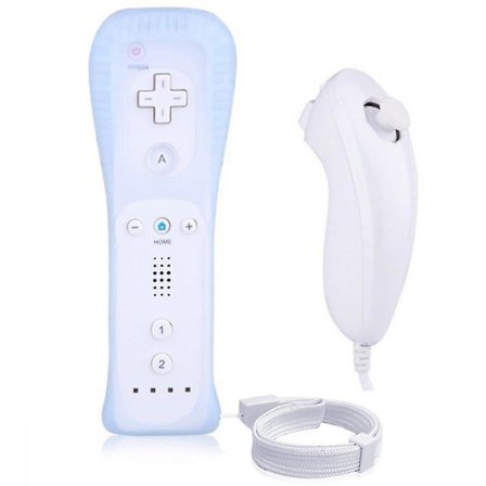 Wii-kaukosäädin Nintendo Wii- ja Wii U -konsoleille (valkoinen)
