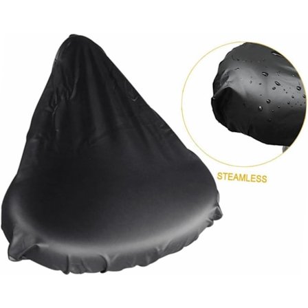 Sadelskydd Poncho Vattentätt Gel Cykelsadelskydd Träningscykel Regnrock Sits Absorber Väskor Vadderad Sits Cykelsadels Regnskydd