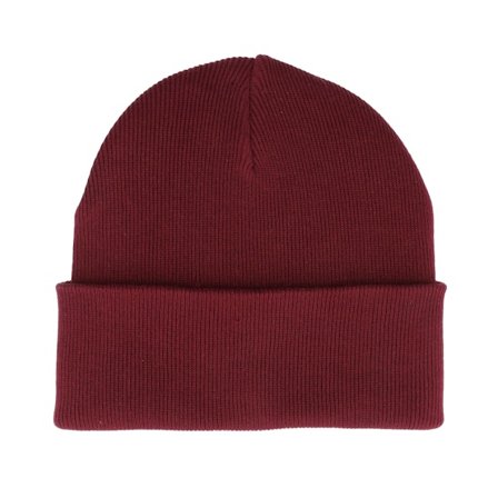 Beechfield - Rosso cuff Beanie - Organic Cotton Burgundy Cuff @ Hatstore