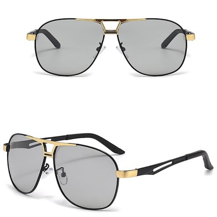 Eleganta Fotochromatiska Pilot Solglasögon - UV400