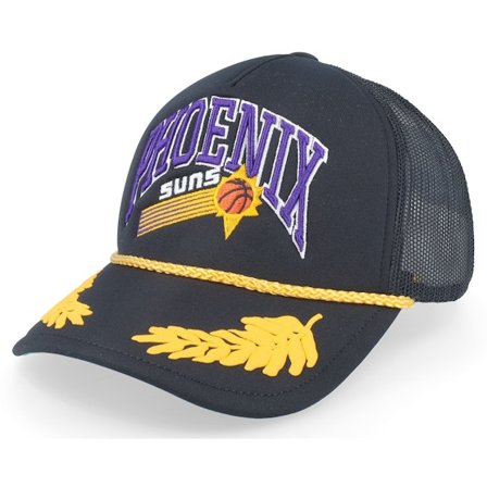 Mitchell & Ness - NBA - Black - trucker - Cap - Phoenix Suns Gold Leaf Hwc Black Trucker - Hatstore