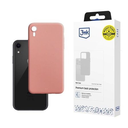 3mk Mat etui til iPhone XR - mat pink