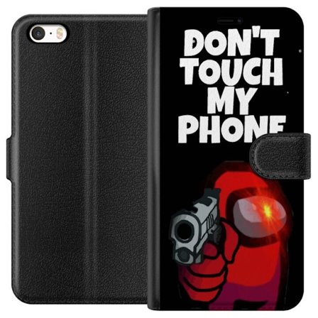 Kompatibelt Plånboksfodral till Apple Apple iPhone SE (2016) Among Us