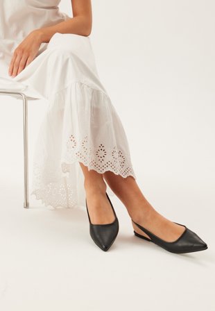 ONLY Onlaura-2 Pu Slingback Ballari Black Klær