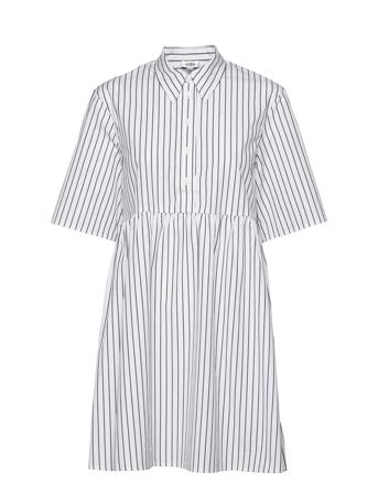 Jillian Stripe Dress White Twist & Tango
