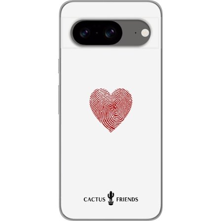 Kompatibelt Mobildeksel til Google Google Pixel 8 Cactus and Friends - Fingerprint Love