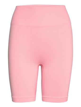 Alma Seamless Biker Running/training Tights Rosa Guess Activewear