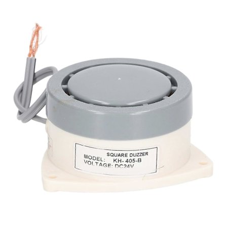 BERM Elektronisk Alarm Summer Kontinuerlig Pipelyd 60DB Rund Flammehemmende PC-komponent DC24V