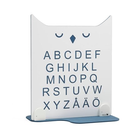 Play room divider FOREST, owl, white/blue