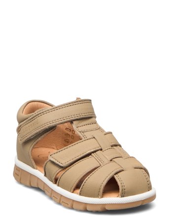 Bisgaard Angus Shoes Summer Shoes Sandals Beige Bisgaard*Betinget Tilbud