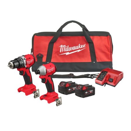 Milwaukee M18 BLCPP2B-402C Verktøypakke med batteri og lader, Maskintilbehør & forbruk