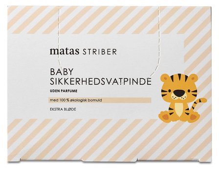 Matas Striber Baby Sikkerhedsvatpinde 60 stk., Skincare, Vat & Vatpinde, Vatpinde