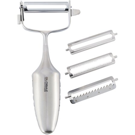 Global GS-94 Skreller T-mod. med 3 Ekstra Blad' - 'Stål