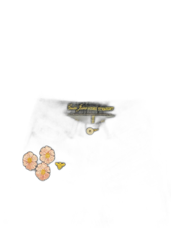 Guess Jeans Pismo Straight med broderi