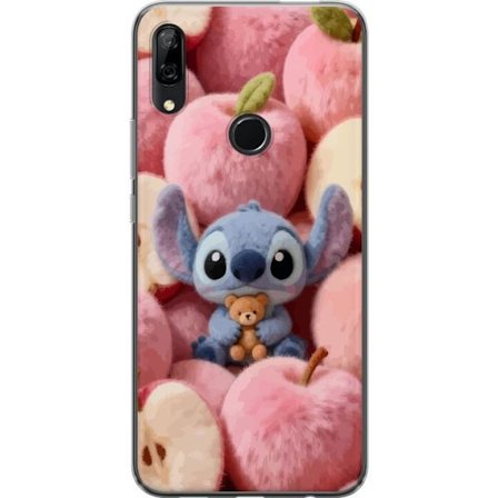 Kompatibelt Mobildeksel til Huawei P Smart Z Stitch blant rosa fluffy epler med teddy og søt kawaii-estetikk
