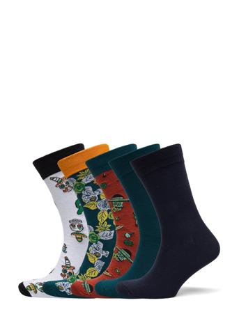 Jacmexican Skull Socks 5 Pack Jnr Socks & Tights Socks Multi/mönstrad Jack & J S