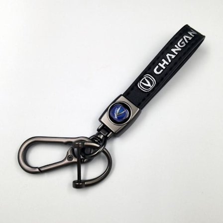 Personlig bilnøkkelring i metall med logo - Lærnøkkelring for menn Uten logo svart lab Ingen logo svart lab