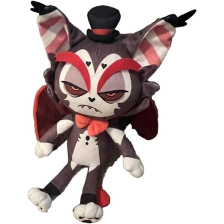 2024 Hazbin Hotel Plysj, 28 cm Husk Plysjleketøy for TV-fans Gave, Myk Fylt