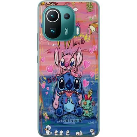 Xiaomi Mi 11 Pro Genomskinligt Skal Stitch konst