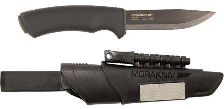 Morakniv Bushcraft Survival Black Carbon Steel