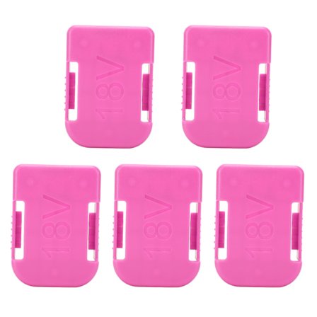 5 stk. Dobbelt Brug 18V Værktøjsbatteri Opbevaringsholder Slot Batterimonteringer til Makita/Bosch