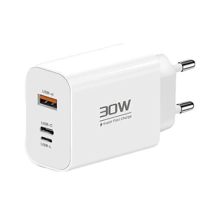 Snabb Laddare Kompatibel Iphone 15 Kompatibel Huawei P50 Pro Kompakt PD 30W Hög Effekt Reverse Laddning Effektiv Telefonladdningsadapter Kompati