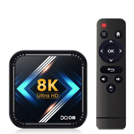 Smart TV Box Android 13 Quad Core Cortex A53 Support 8K Video 4K HDR10 Dual Wifi BT Google Voice