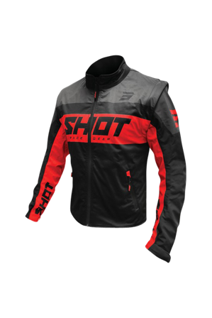 Endurojas Shot Lite 3.0 Zwart/Rood S