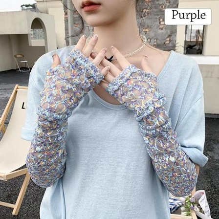 Lange hansker Armermer LILLA