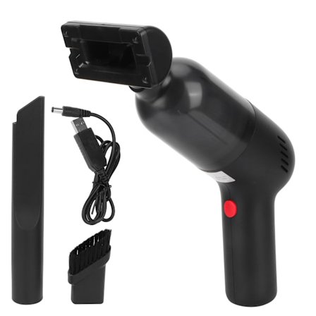 8000pa Dammsugare Sladdlös Dammsugare Elektrisk Handhållen Dammsugare USB Laddning för Hem Bil AnvändningSvart