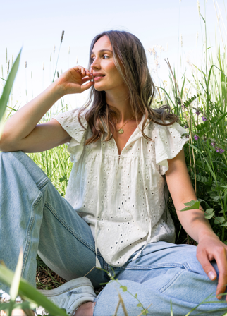 MISSMAYA - Lola Top Ivory - L