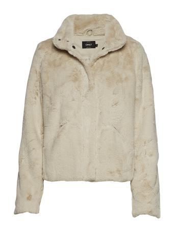 Onlvida Faux Fur Jacket Otw Beige ONLY