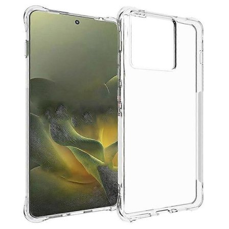 Klar anti-chok TPU telefoncover med forstærkede hjørner til Motorola Edge 70 5G