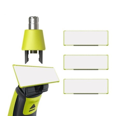 Brangdy Rakapparat Ersättning Blad för Philips One Blade