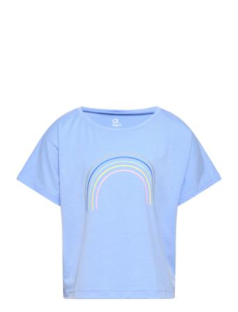 Gapfit Kids Recycled Boxy T-Shirt T-shirts Short-sleeved Blå GAP