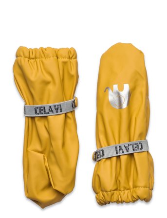 Padded Pu-Mittens Yellow CeLaVi