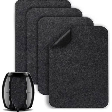 Varmebestandige matter - 4-delt sett, 40 x 30 cm sklisikre silikonputer