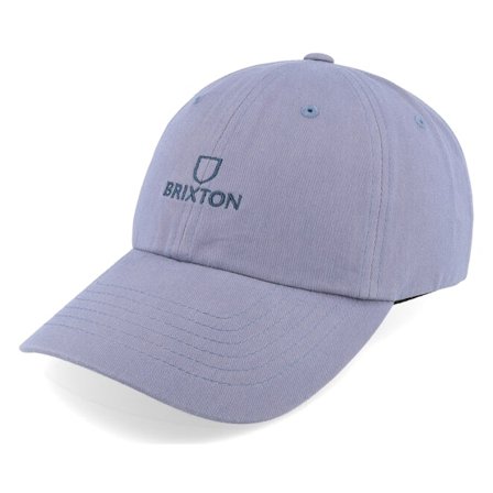 Brixton - Blu unconstructed Cappellino - Alpha Cap Pacific Blue Vintage Wash Dad Cap @ Hatstore