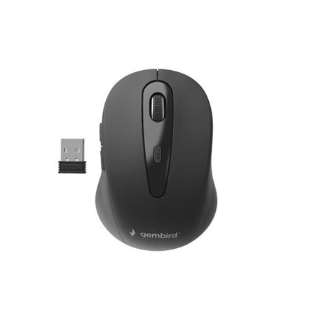 Trådlös optisk datormus med 6 knappar och justerbar DPI