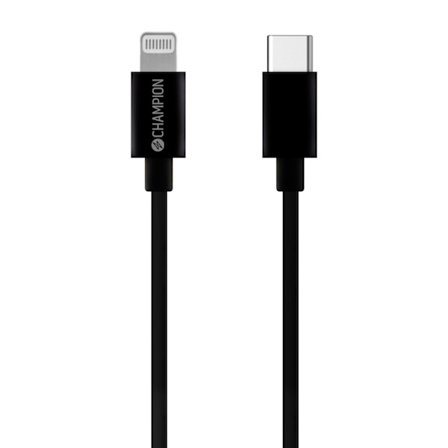 USB-C till Lightning Kabel 1m Svart