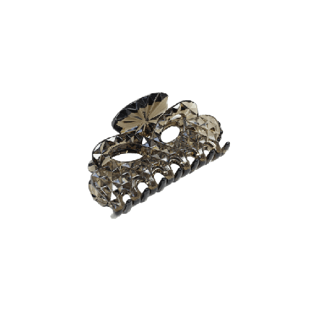 Complement Diamatslipad Hårklämma, 9 Cm Accessoarer & tillbehör Dam Grå